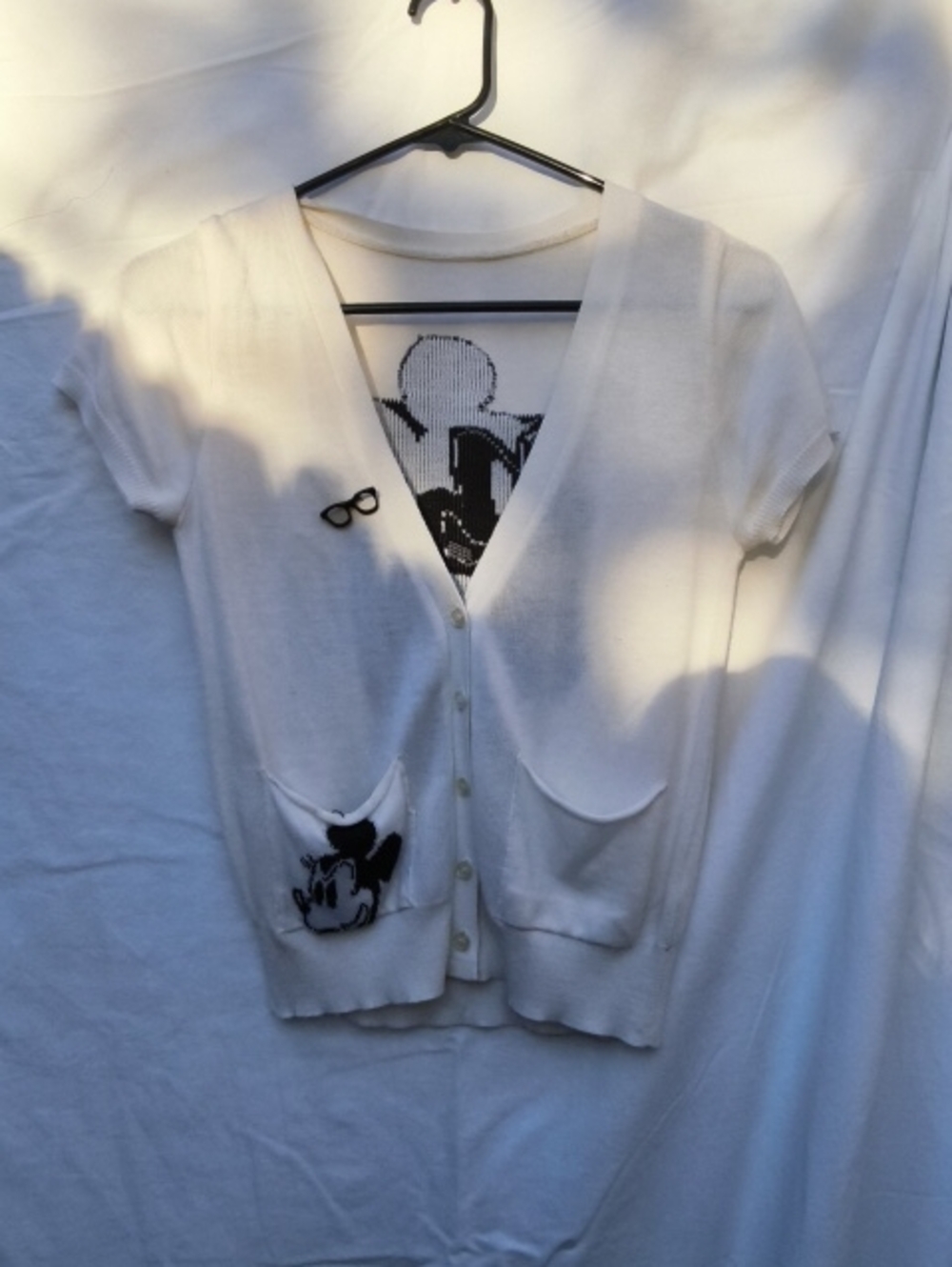 Minnie Mouse Small Short Sleeve Cardigan Bifocal Brouche Incl. WhimsyCroquet